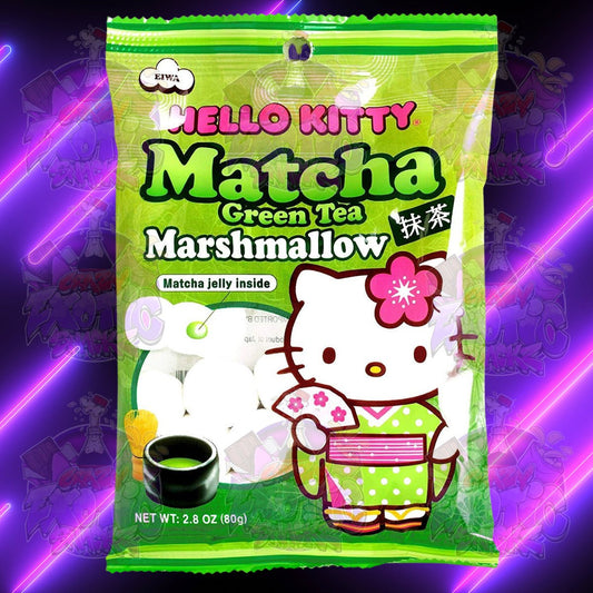 Hello Kitty Matcha Filled Marshmellows